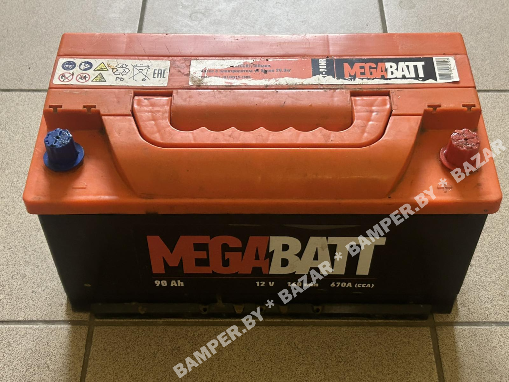 Аккумулятор Mega Batt 6СТ-90Ah 670A