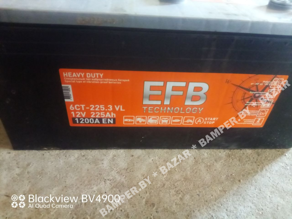 Аккумулятор Tubor с технологией EFB