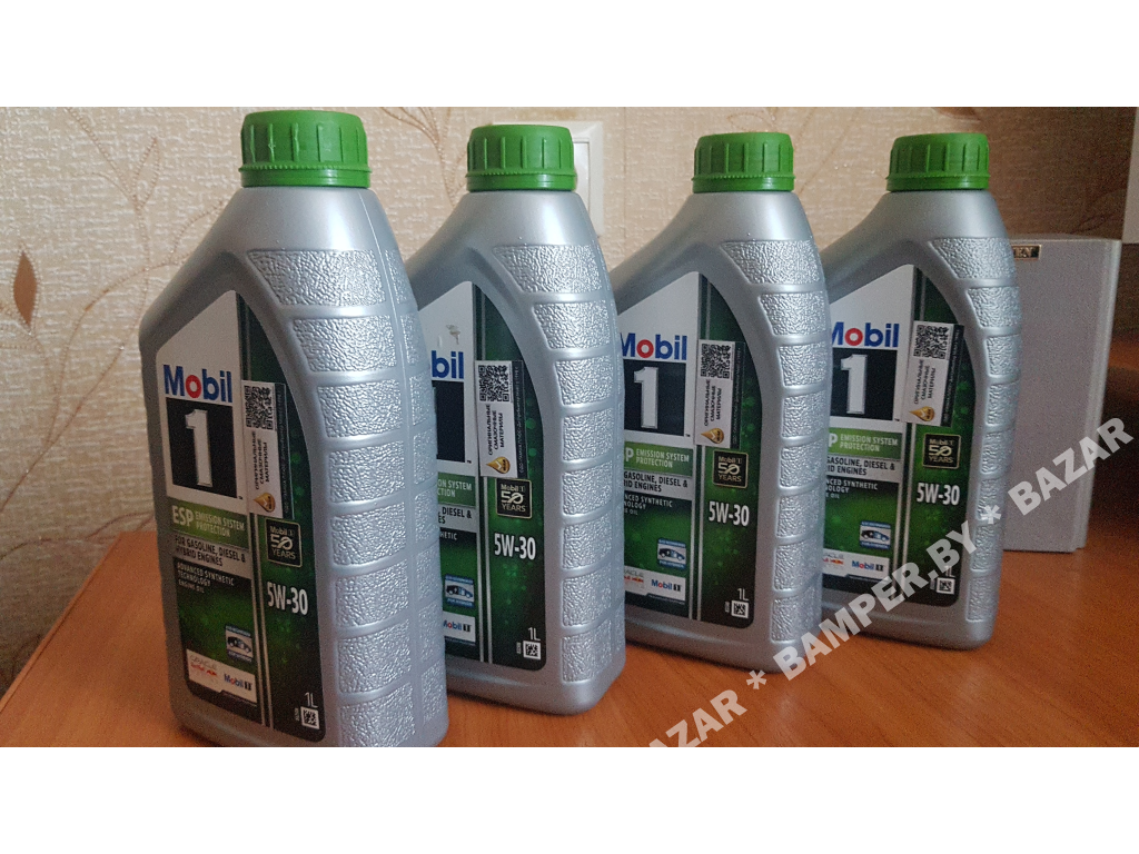 Моторное масло Mobil1, 5W-30, 1 л