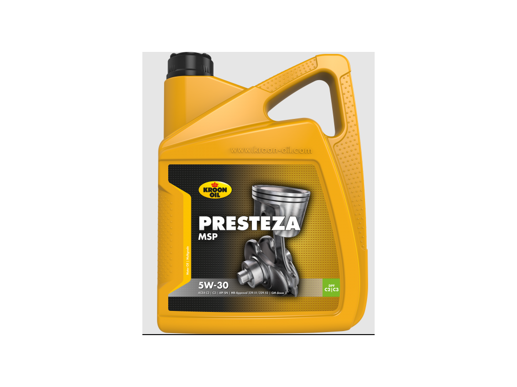 Масло моторное Kroon Oil Presteza MSP, 5W-30, 5 л 