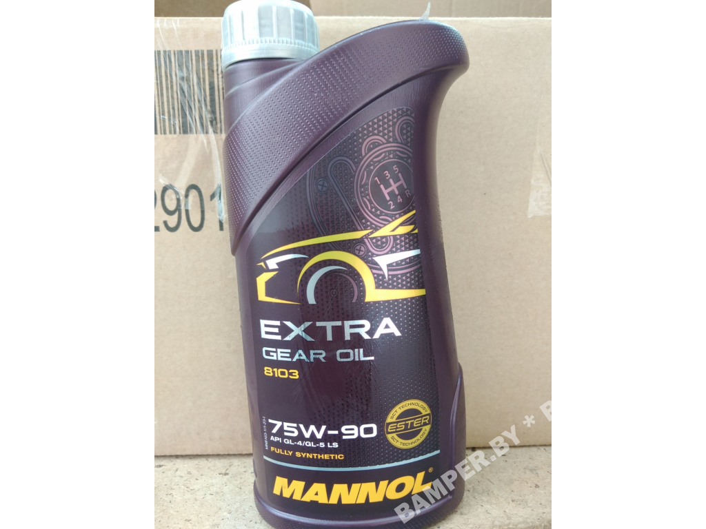 Масло трансмиссионное Mannol 75W-90 Extra, 1 л 