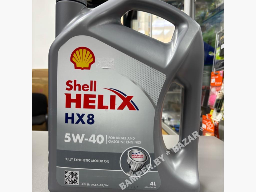 Масло моторное Shell Helix, 5W-40, 4 л