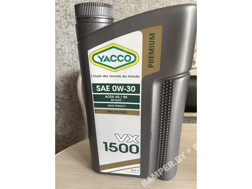 Масло моторное YACCO VX 1500 OW-30, 2 л